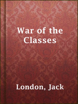 cover image of War of the Classes